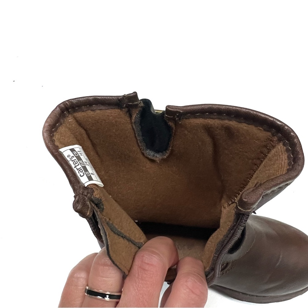 Carters Girls Buckle Riding Boots Sz 8 - Picture 8 of 11